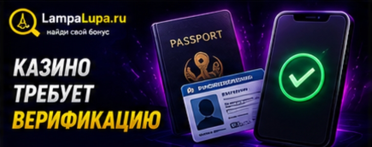 Казино требует верификацию