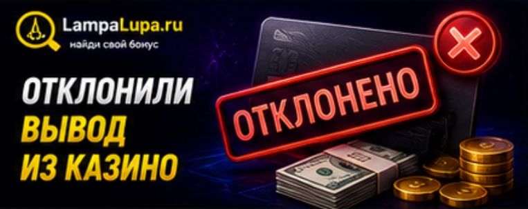 Отклонили вывод из казино