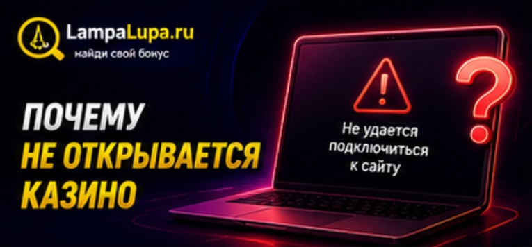 Почему не открывается казино
